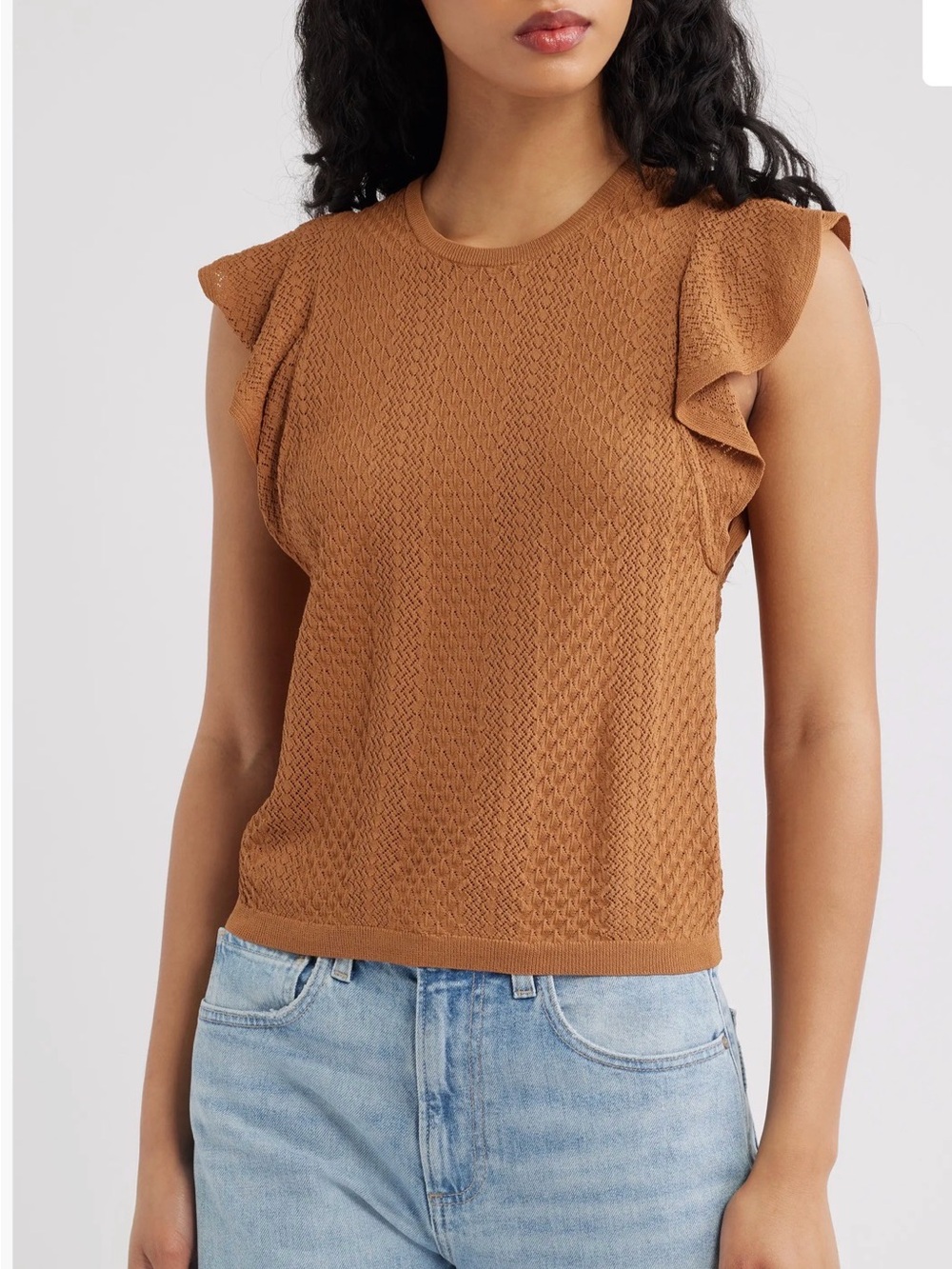 NWT! Paige Margo Mixed Stitch Knit Top